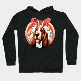 Basset Fauve de Bretagne with Bunny Ears Easter Joy Hoodie